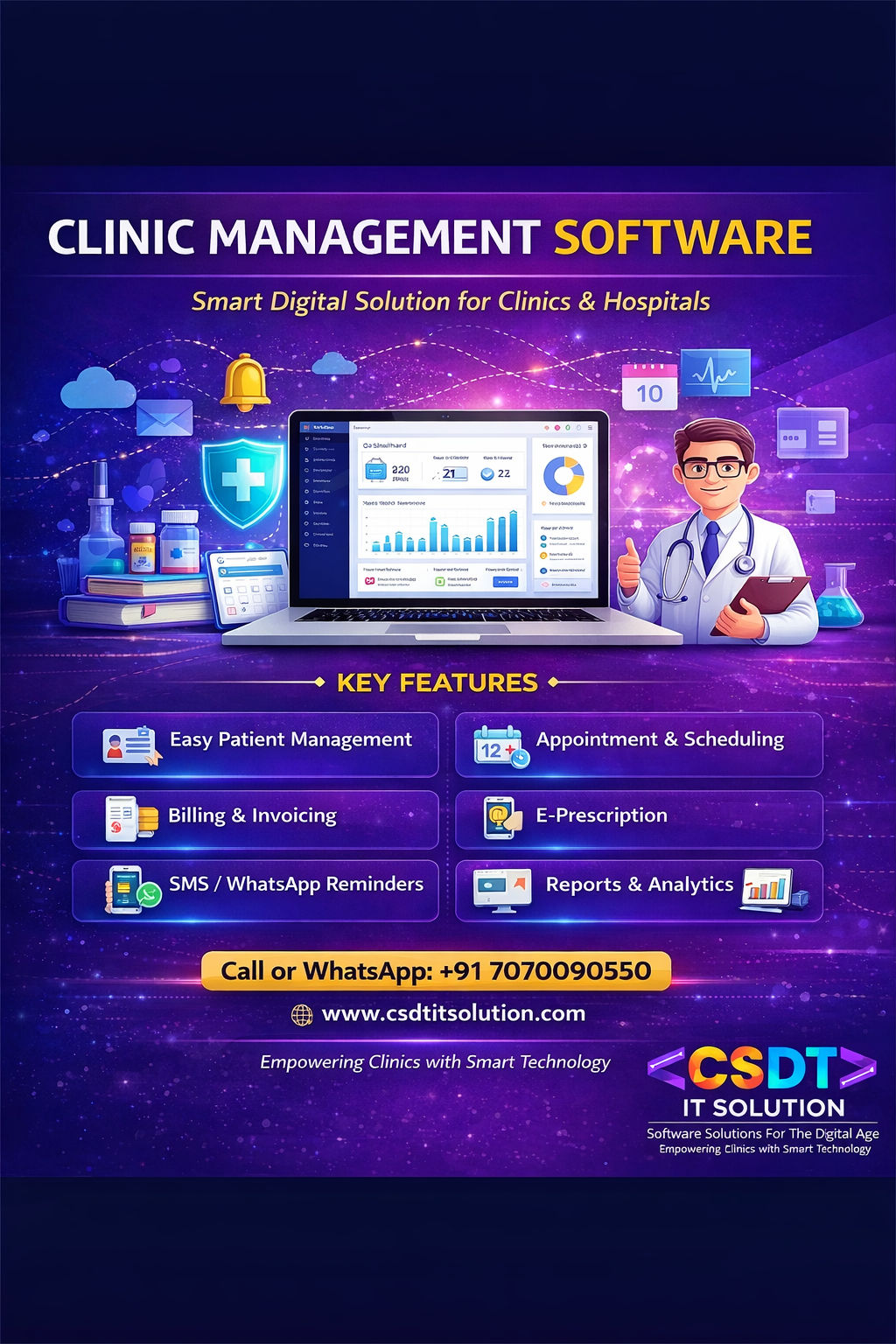 Clinic Online Appointment Management Application